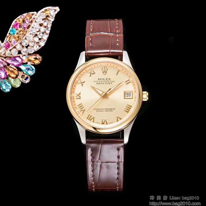 ROLEX勞力士 新品上市 2019新款 勞力士情侶腕表 簡約時尚大方 深度防水  wssb4866